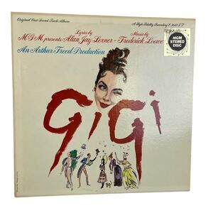 Vintage 1958 Gigi Leslie Caron Original Cast Soundtrack Album LP Vinyl Record